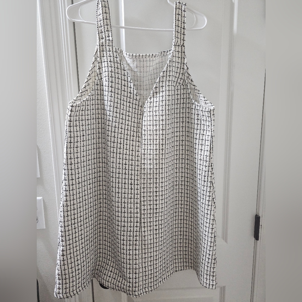 Plaid Overall Dress Size 12(XL)